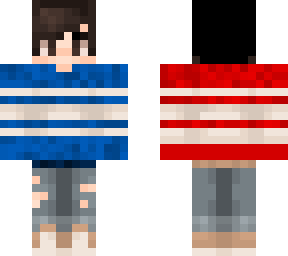 french man with multi colored sweater