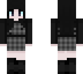 paper's dark outfit