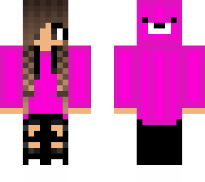 pink bear girl