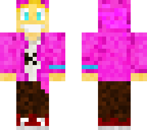 pink hoodie