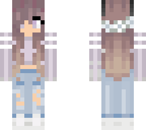 purple wolf girl