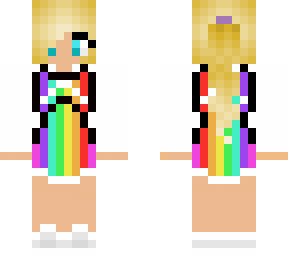 rainbow cheer leader