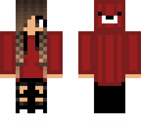 red bear girl