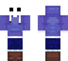 blue block hoodie