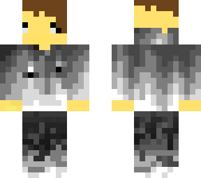 cool silver fire cloud boy