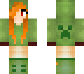 creeper girl | Minecraft Skin