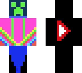 creeper with a poncho