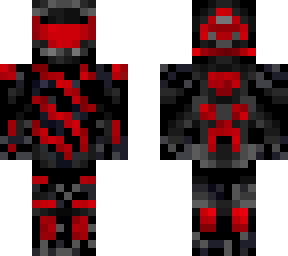 red and black master chief