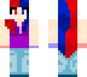 red and blue