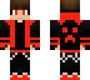 red/black creeper (hoody)