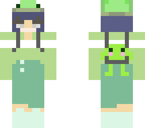 frog on back