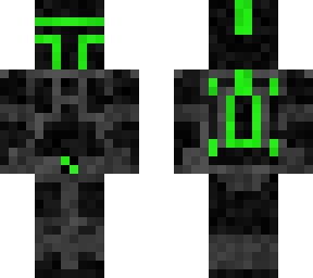 green custom mandalorian