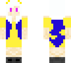 human jolly, yellow dress