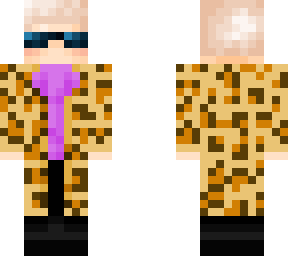 leopard print fur coat with sunglasses