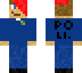 muskle guy as police officer