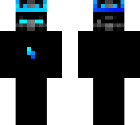 the demon who glows blue