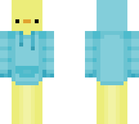 duck in a skeppy hoodie