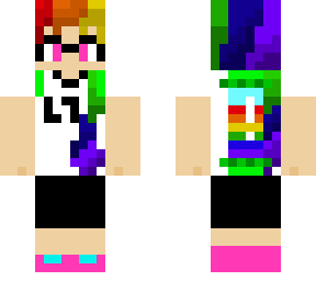 rainbow inkling girl