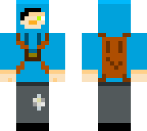 blue hoodie