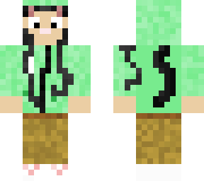catgirl w/ creeper hoodie