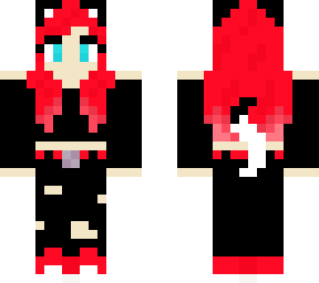 Crimson Kitten | Minecraft Skin