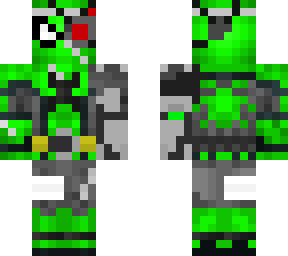 green cyborg spiderman