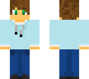 light blue hoodie boy