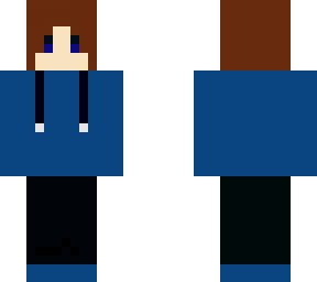 brown hair boy with blue hoodie