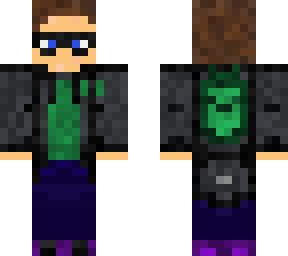 nerd in a black jacket