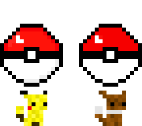 pikachu & eevee