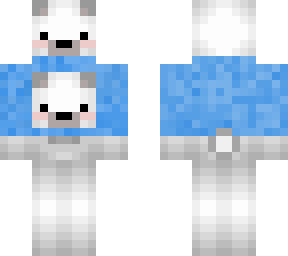 polar bear with sweater on