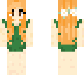 red head swimming