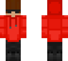 red hoodie