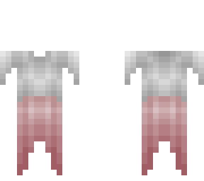 2 part dress - white top & pink skirt - dress base