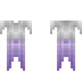 2 part dress - white top & purple skirt - dress base