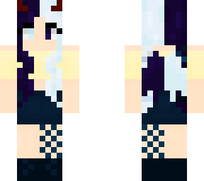 blue angel/demon girl
