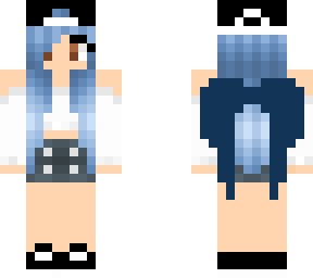 blue hair girl with wings original by neverhomehere so thanks to her