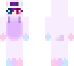 cotton-candy bunny onesie girl! >~<