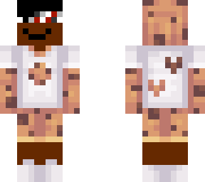 gave cookie man face
