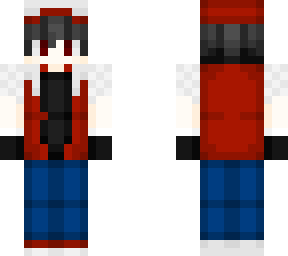 glitchy red