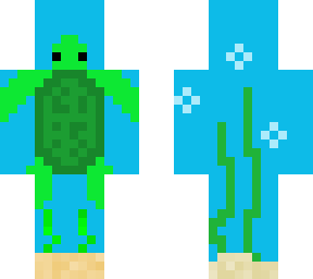 my version of turtle pixal art entered in any contest
