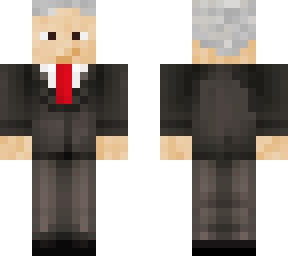 President Minecraft Skin Java Edition presidente | Minecraft Skin