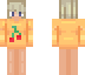 cherry sweatshirt w/ hair base and skin tone