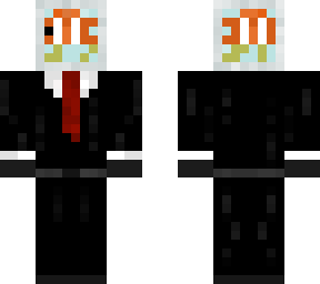 clown fish in a suit