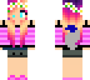 cute girl with gray and dark blue tipped wolf ears and tail