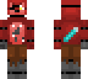 foxy with dagger