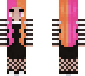 orange and pink