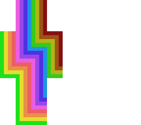 pretty rainbow pattern