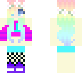 rainbow cheerleader