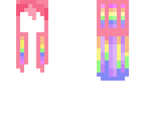 rainbow pastel hair base